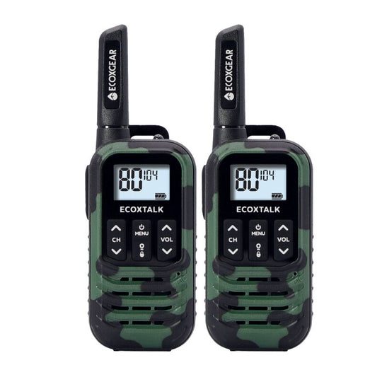 Ecox Uhf 0.5W 2 Pack Black/grncamo