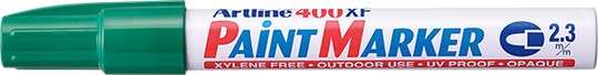 Artline 400 Paint Marker 2.3mm Green Box of 12