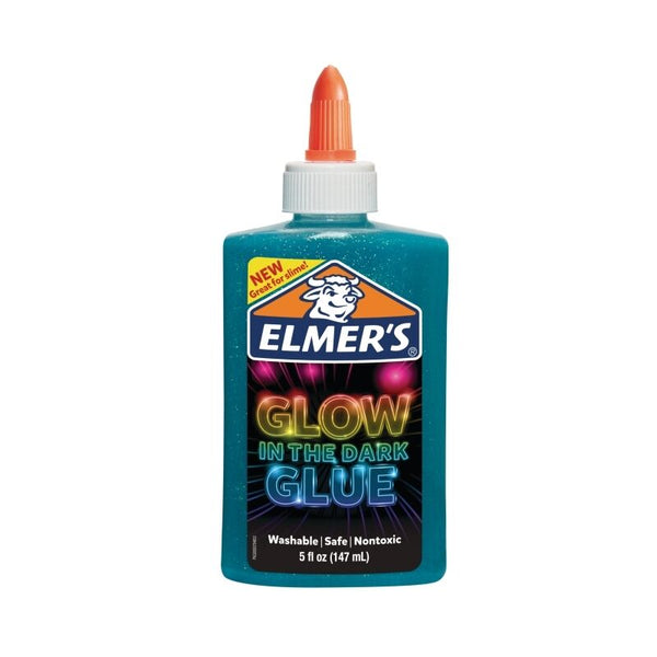 Elmers Glow Glue 147ml Blue Box Of 3