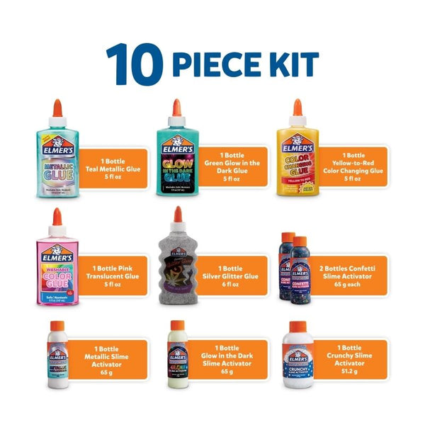Elmers Celb Slime Kit Pack Of 10 Box Of 2