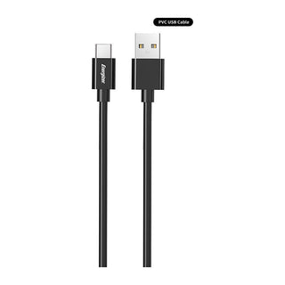 2m Tape USB-A / USB-C Cable Black