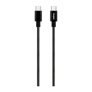 1m Metal USB-C / USB-C Cable Black