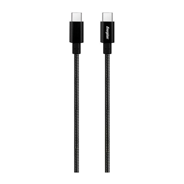 1m Metal USB-C / USB-C Cable Black