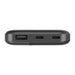 Black 10000mah Dual Usbc And Single Usba Output