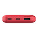 Red 10000mah Dual Usbc And Single Usba Output