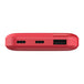 Red 10000mah Dual Usbc And Single Usba Output