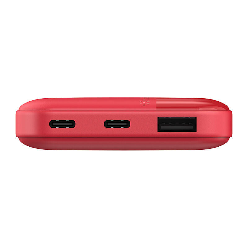 Red 10000mah Dual Usbc And Single Usba Output