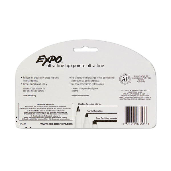 Expo Whiteboard Marker Fine Assorted Pack Of 4 Box Of 6