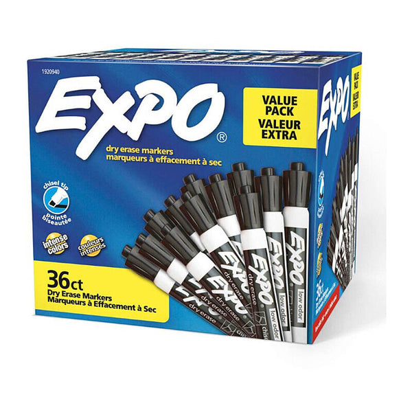 Expo D/e Wb Marker Ct Black Box Of 36