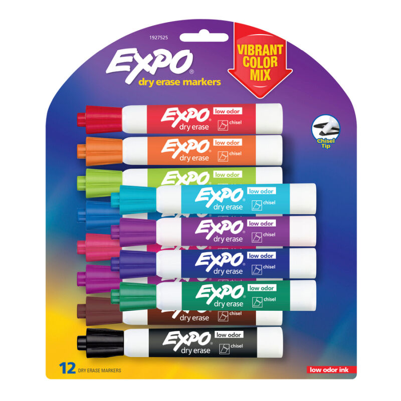 Expo Wb Marker Vibrant Pack Of 12