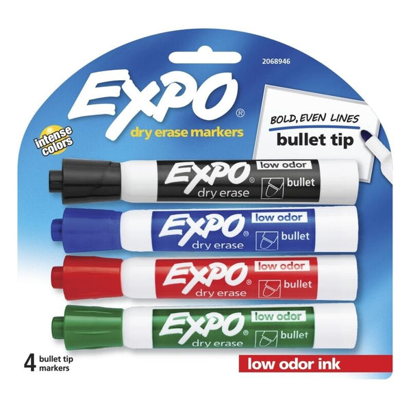 Expo Whiteboard Marker Bullet Assorted Pack Of 4 Box Of 6