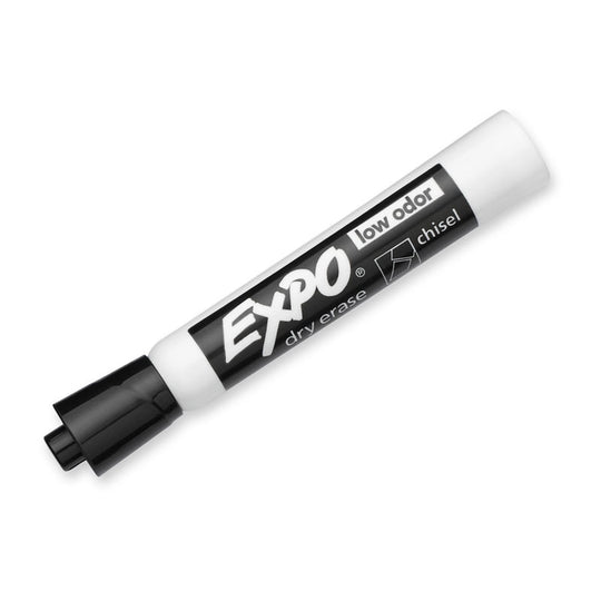 Expo Whiteboard Marker Chsl Black Box Of 12