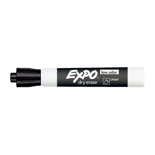 Expo Whiteboard Marker Chsl Black Box Of 12