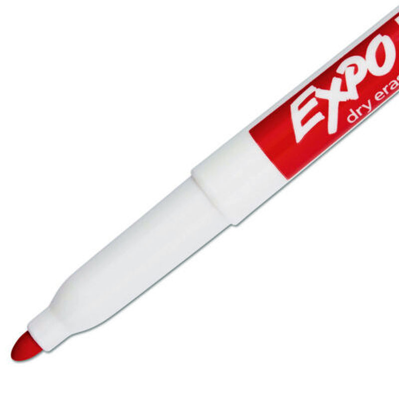 Expo Fine Whiteboard Marker Red Box Of 12