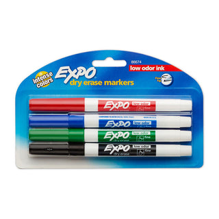 Expowb Marker Fne Assorted Pack Of 4 Box Of 6