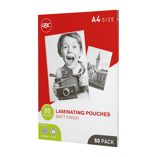 GBC A4 Lam Pch Matt 80mic Pack of 50