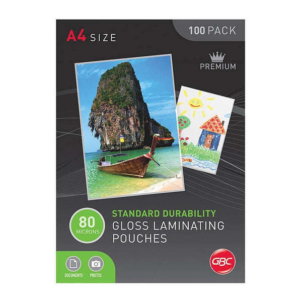 Gbc A4 80 Mic Pouch Sig Pack Of 100