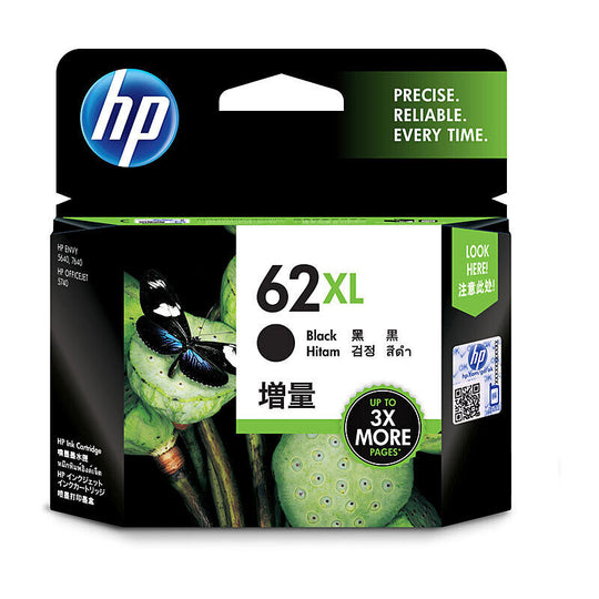 HP #62xl Black Ink C2p05aa