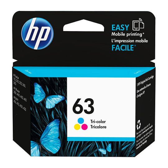 HP #63 Tri Colour Ink F6u61aa