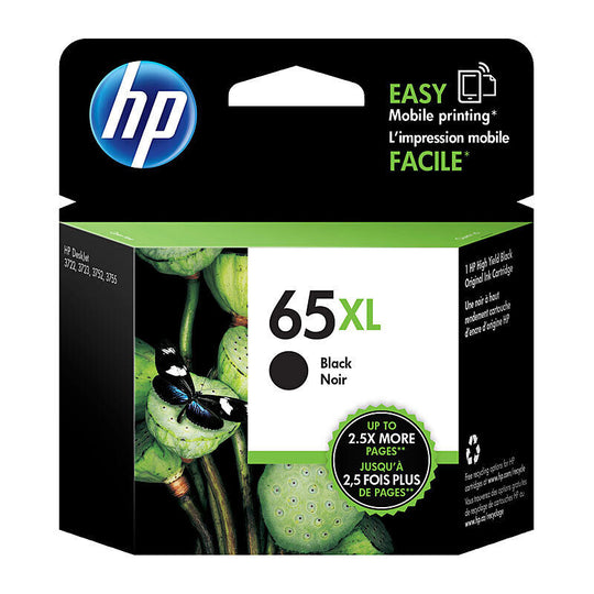 HP #65xl Black Ink N9k04aa