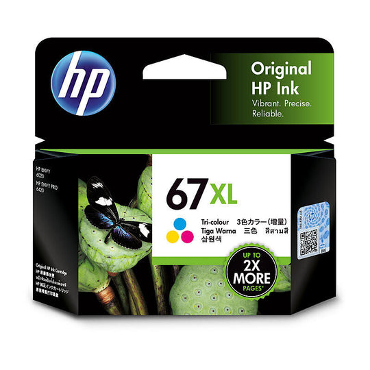 HP #67xl Tri Colour Ink 3YM58AA