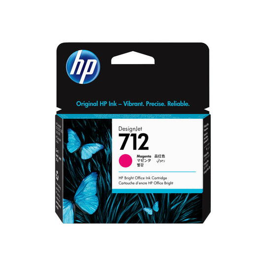 HP #712 29ml Magenta Ink 3ED68A