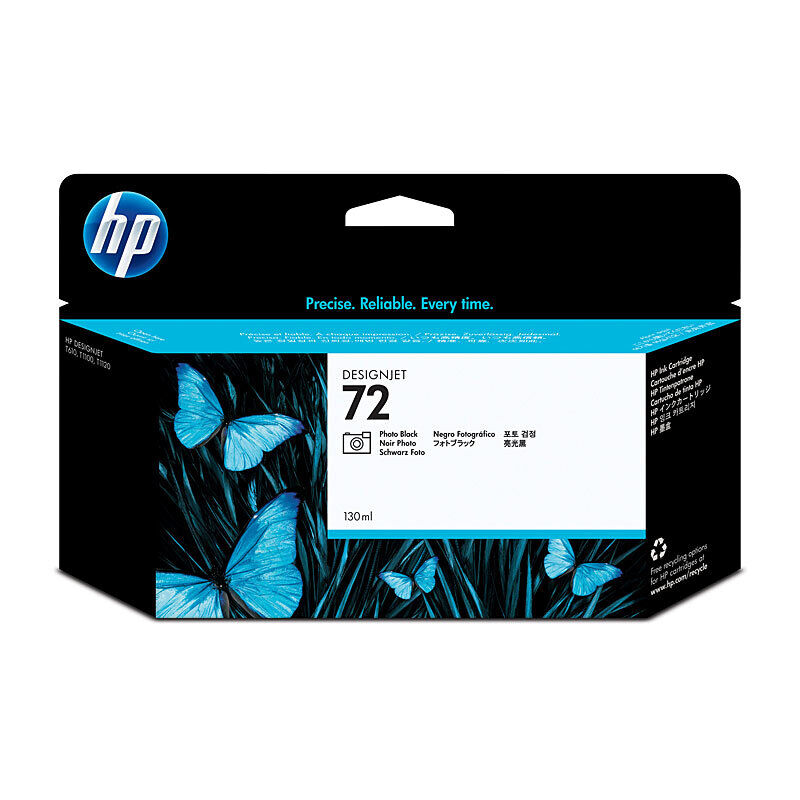 HP #72b 130ml Photo Black 3WX07A