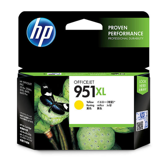HP #951xl Yellow Ink Cn048aa