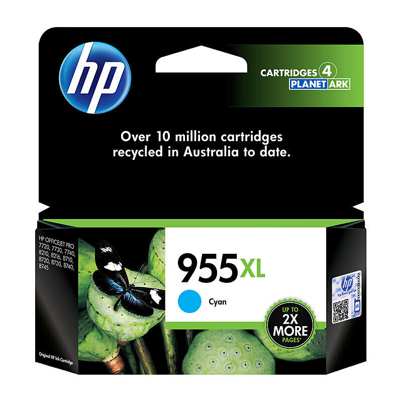 HP #955xl Cyan Ink L0s63aa