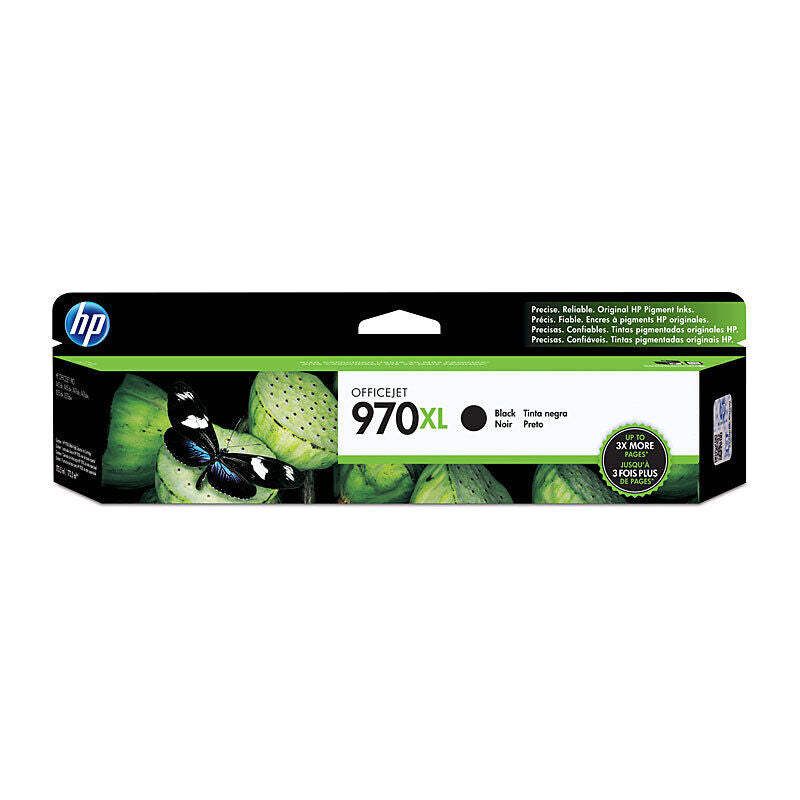 HP #970xl Black Ink Cn625aa