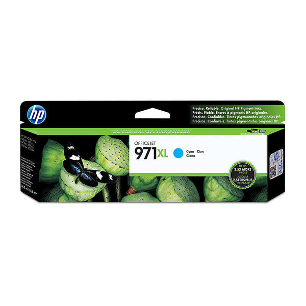 HP #971xl Cyan Ink Cn626aa
