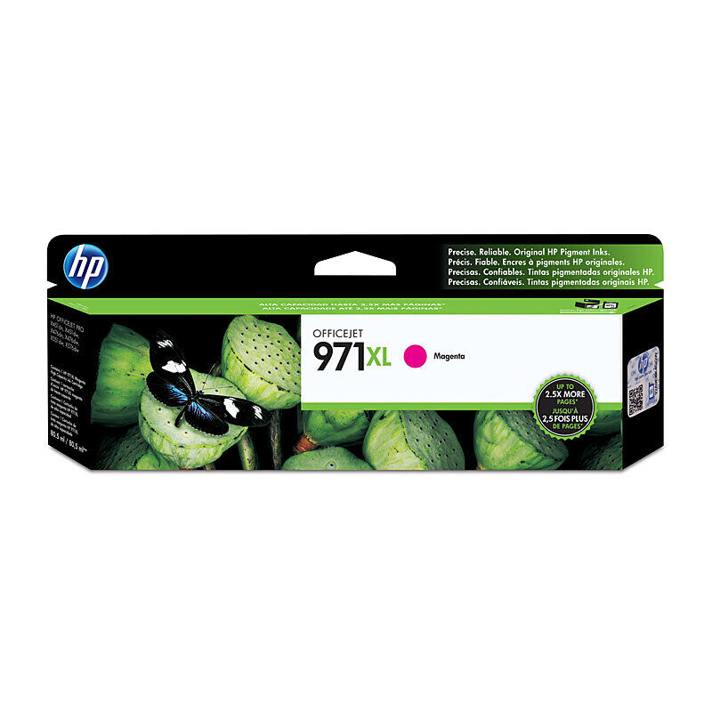 HP #971xl Magenta Ink Cn627aa