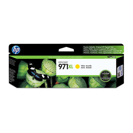 HP #971xl Yellow Ink Cn628aa