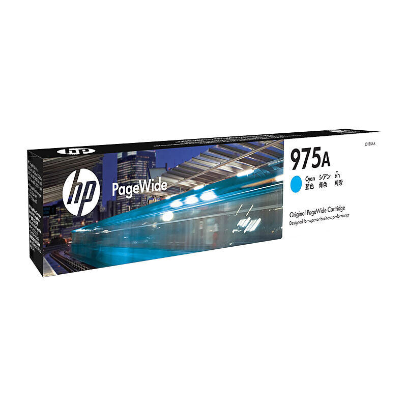HP #975a Cyan Ink L0r88aa