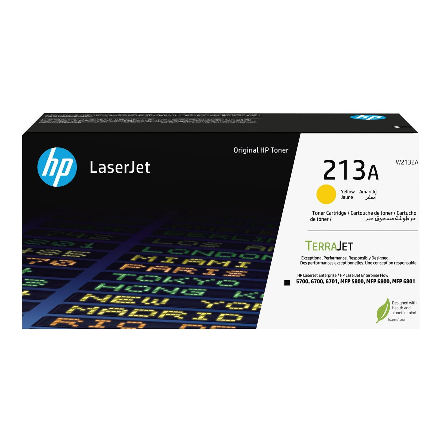 HP #213a Yellow Toner W2132a