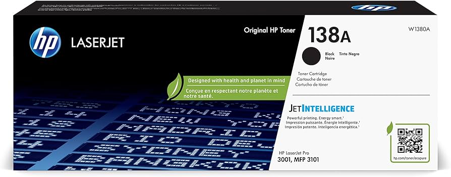 HP #138a Black Toner W1380a