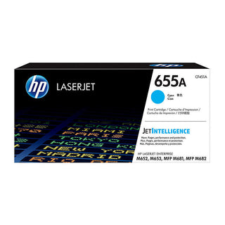HP #655a Cyan Toner Cf451a