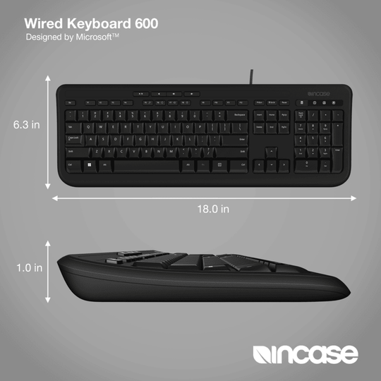 Incase Wired Keyboard 600 Black