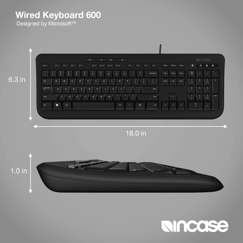 Incase Wired Keyboard 600 Black