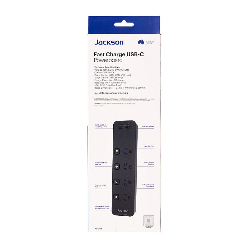 Jackson Fast Charge 4Out/4USB