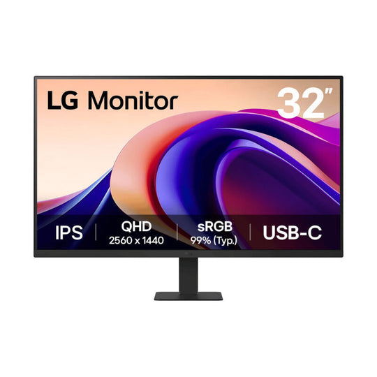 Lg 32'' Qhd Ips Monitor With USB-C, Tiltable Stand, Reader Mode, 100Hz