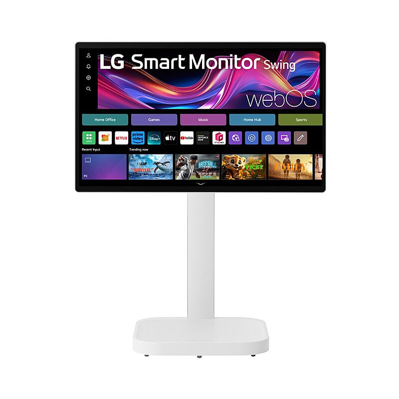 Lg 31.5-inch 4K Uhd Ips Smart Monitor Swing With Touchscreen, Rolling