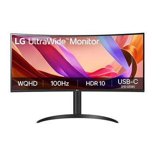 Lg Bq65va 34'' Wqhd 100Hz Va 1800R USB-C 65W & Height Adjust Monitor