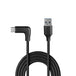 Lindy 0.5m USB 3.2 Type A To C Cable, 90? R/angle 10Gbps