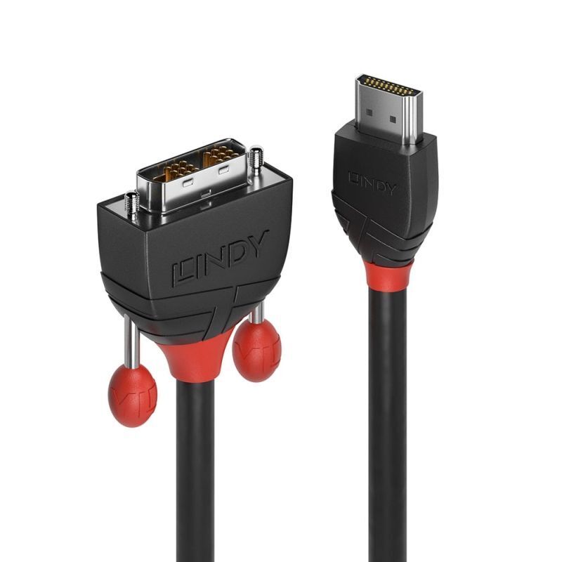 Lindy 1m HDMI-DVI-D Cable Bl