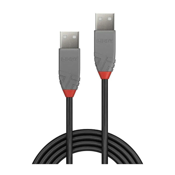Lindy 0.2m USB 2.0 Type A To A Cable Anthra Line