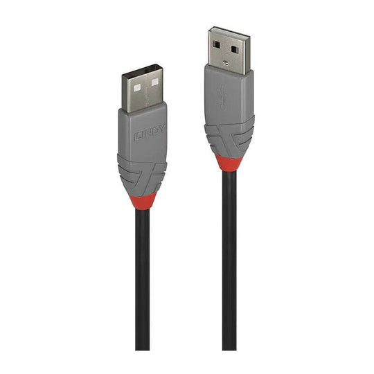 Lindy 0.2m USB 2.0 Type A To A Cable Anthra Line