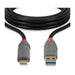 Lindy 2m USB 3.2 Type A To C Cable, 10Gbps, 5A, Pd, Anthra Line