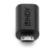 Lindy USB 2.0 Adapter Type Micro-B Male To C Female