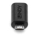 Lindy USB 2.0 Adapter Type Micro-B Male To C Female